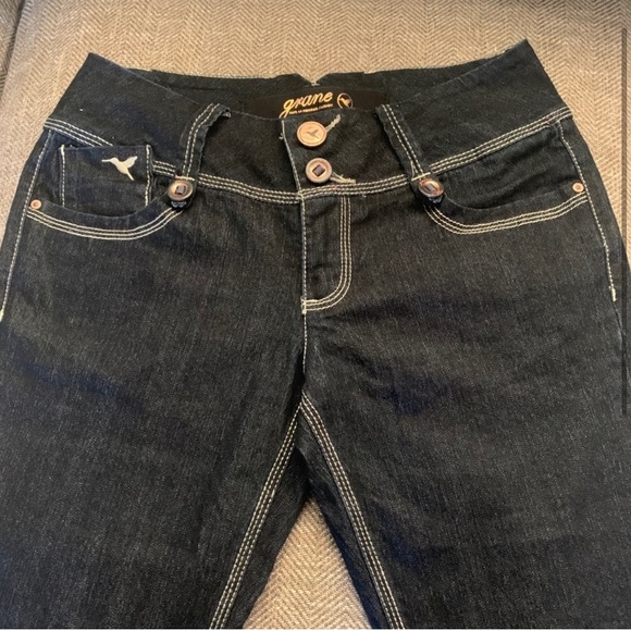 Excellent Preowned Condition Crane Capri Jeans Juniors Size 7. Very Cute - Picture 1 of 6